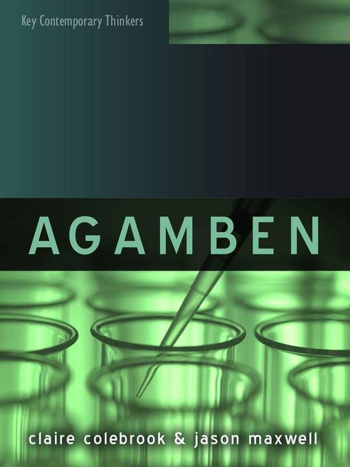 Upplýsingar um Agamben eftir Claire Colebrook - Biðlisti